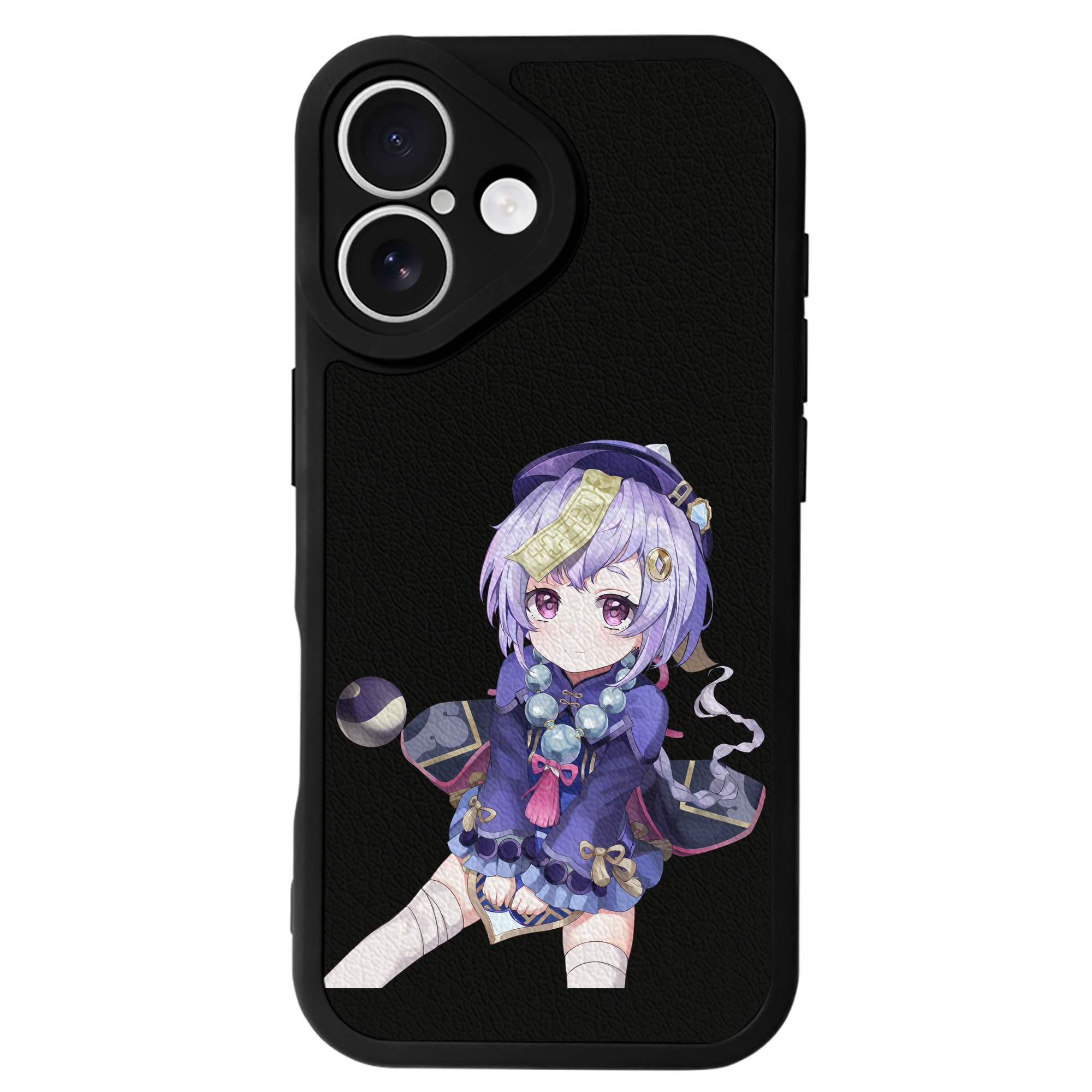げんし神 七七 なな  genshin Nana 【iPhone 16シリーズ対応】シリコンスマホケース（レザー調） 材質：シリコン